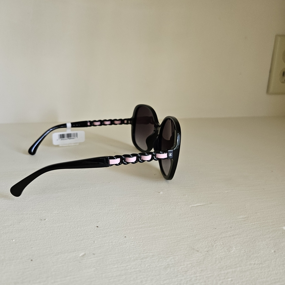 CHANEL- NWT- Black Sunglasses- Women's - Picture 2 of 7